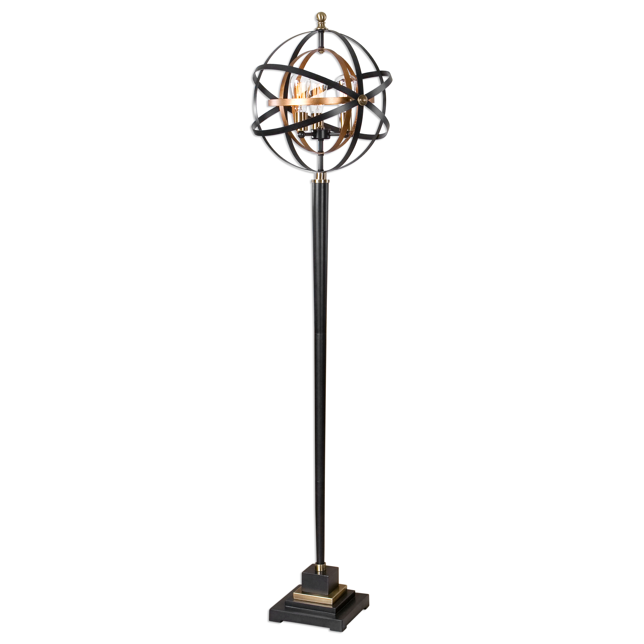 Uttermost Floor Lamps Rondure Sphere Floor Lamp Walker's Furniture